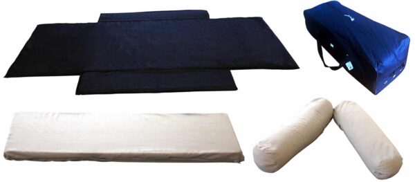 Silver Bundle - Metta Massage Mat, 2 Bolsters, Pillow & Bag